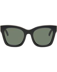 Le Specs Wannabae (black/smoke Mono) Fashion Sunglasses | Lyst