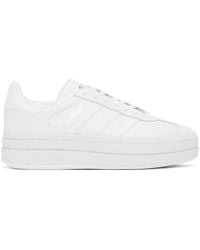 adidas Originals - Baskets gazelle blanches à semelle étagée - Lyst