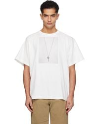 MM6 by Maison Margiela - Off- 'Mm6 Key' T-Shirt - Lyst