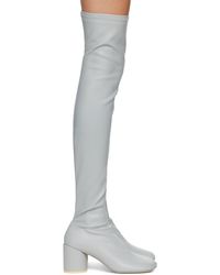 MM6 by Maison Martin Margiela - Anatomic 70mm Thigh-high Boots - Lyst