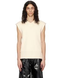 ANDREADAMO - Off- Layered Back Vest - Lyst