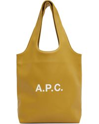 A.P.C. - Khaki Ninon Small Tote - Lyst