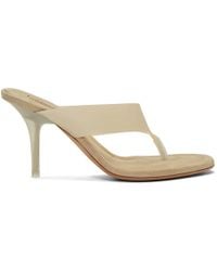 yeezy flip flop heels
