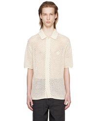 Fred Perry - Off-white Buttoned Shirt - Lyst