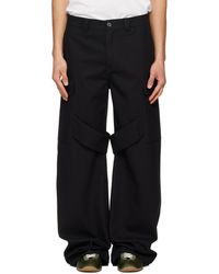 Courreges - Utility Chaps Cotton Trousers - Lyst