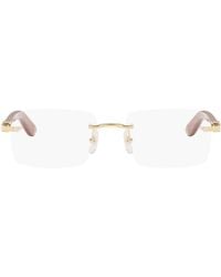 Cartier - Elongated 'C De Glasses - Lyst