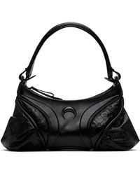 Marine Serre - Moonogram Embossed Leather Futura Bag - Lyst