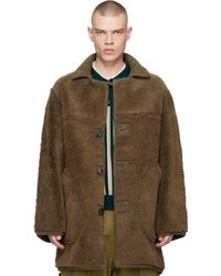 Bode - Ranch Reversible Shearling Coat - Lyst