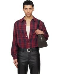 Tonywack - Washed Cotton Blend Check Shirt - Lyst