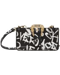 Versace - Black & White Pin-buckle Bag - Lyst
