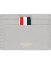 Thom Browne - Side 4-Bar Stripe Card Holder - Lyst