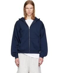 Skims - Fleece Lounge Relaxed Zip Up Hoodie - Lyst