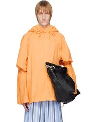 Dries Van Noten - Orange Drawstring Jacket - Lyst