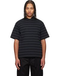 Sacai - Horizontal Stripe T-Shirt - Lyst
