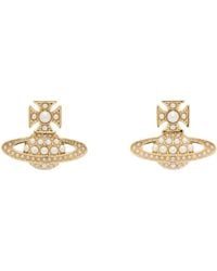 Vivienne Westwood - Gold Luzia Bas Relief Earrings - Lyst