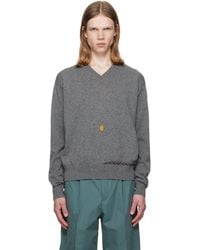 Dries Van Noten - Intarsia Cashmere Sweater - Lyst