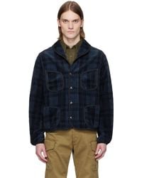 RRL - Plaid-Print Corduroy Jacket - Lyst