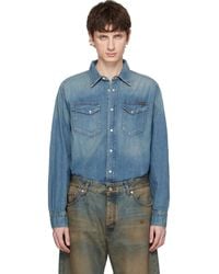 Nudie Jeans - Gunnar Denim Shirt - Lyst