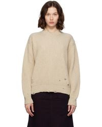 MM6 by Maison Margiela - Wool Sweater - Lyst