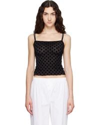 Fruity Booty - Polka Flock Tank Top - Lyst
