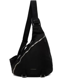 Givenchy - Black Medium G-zip Triangle Backpack - Lyst