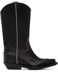 Chloé - Black Nellie Cowboy Boots - Lyst