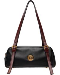 Versace - Emblème Nappa Bowling Bag - Lyst