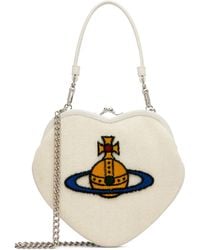 Vivienne Westwood - Off- Belle Heart Frame Bag - Lyst