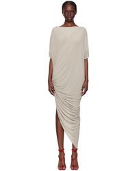 Rick Owens - オフホワイト Edfu マキシワンピース - Lyst