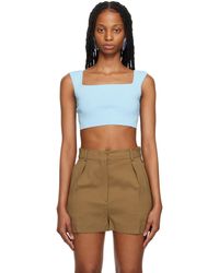 Sportmax - Blue Fulmine Tank Top - Lyst