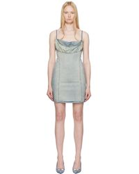 DIESEL - ブルー De-Ellit-S デニムミニワンピース - Lyst