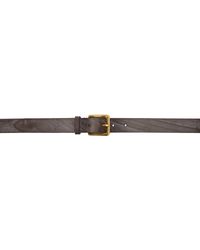 Drake's - Drake' Unlined Bridle Leather Belt - Lyst