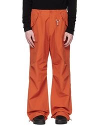 Reese Cooper - Nylon Cinched Wide Leg Cargo Pants - Lyst