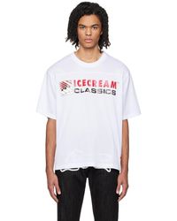 ICECREAM - T-shirt blanc à image à logo - Lyst