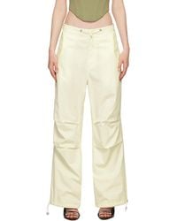 Dion Lee - Off-white toggle Parachute Trousers - Lyst