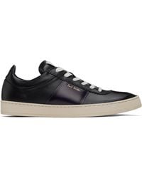 Paul Smith - Baskets Foley Noir Et Mauve En Cuir - Lyst
