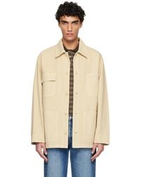 A.P.C. - Embroidered Overshirt - Lyst
