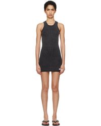 Alexander Wang - ブラック レーサーバック タンクトップ ミニワンピース - Lyst