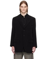 Y's for men - ブラック Right Double Rimmed Pocket テーラードジャケット - Lyst