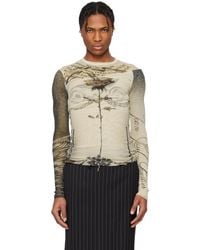 Jean Paul Gaultier - 'The Tattoo Rose And Bird' T-Shirt - Lyst