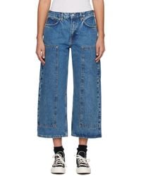 RE/DONE - Blue 'the Shortie' Jeans - Lyst