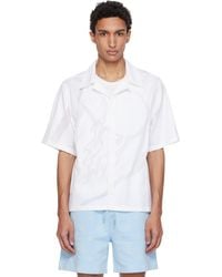 CASABLANCA - 'The Art Of The Serve' Fil Coupé Shirt - Lyst