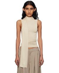 St. Agni - Knit Scarf Top - Lyst