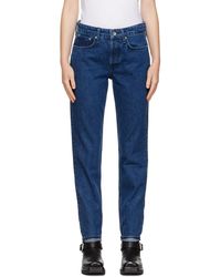 Rag & Bone - Blue Rosa Boyfriend Jeans - Lyst