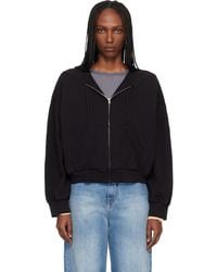 MM6 by Maison Margiela - Unbrushed Cotton Sweatshirt - Lyst