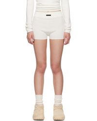 Fear Of God - ホワイト Soft Rib Knit Boxer ボクサー ショートパンツ - Lyst