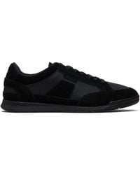 BOSS - Satin Low Sneakers - Lyst