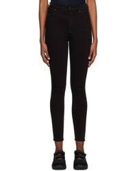 Citizens of Humanity - Black Chrissy High-rise Skinny Jeans - Lyst