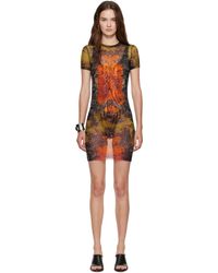 Jean Paul Gaultier - Khaki & 'The Médaillon' Minidress - Lyst