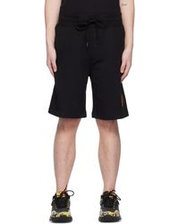 Versace - Black V-emblem Shorts - Lyst